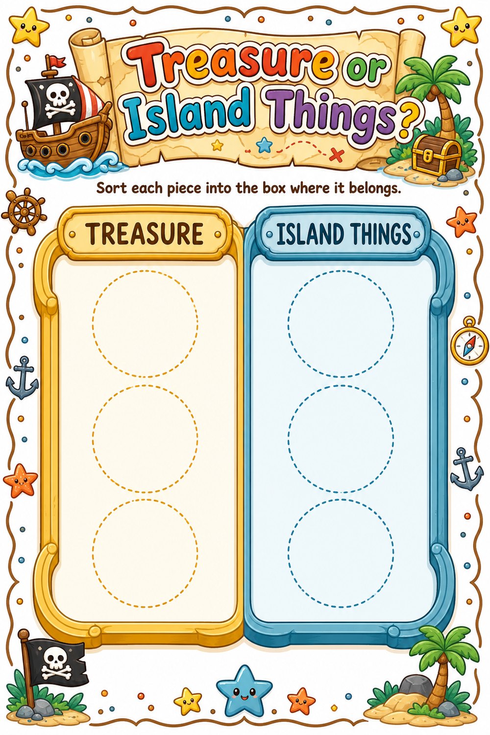Play board page from a personalised Cut and Play book